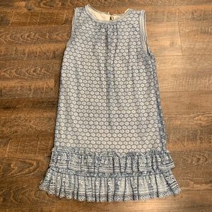 Sophie Max Medium Blue and White Mirabelle Dress